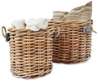 Mirabeau Dekokorb Korb 2er Set Marché braun (2er Set, 2er Set)