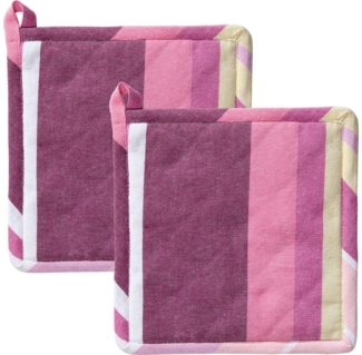 REDBEST Topflappen Topflappen 2er-Pack, Baumwolle Streifen