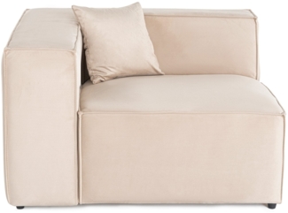 1-Sitzer-Sofa, 'Lora', 65 x 108 x 110, Creme