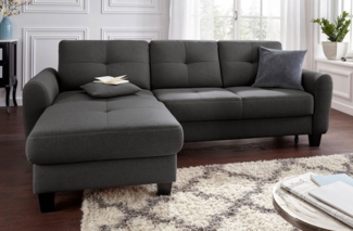 sit&more Ecksofa Varese L-Form, mit Federkern, wahlweise mit Bettfunktion und Stauraum