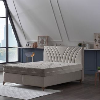 Visco-Matratze AH24 BAMBOO MILANO Premium Visco Memory Foam & Gelschaum Matratze, ARGAHOME, 24 cm hoch, 90x200