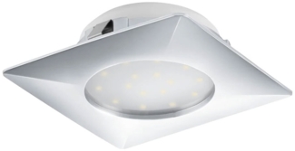 LED Decken-Einbaustrahler, chrom, Einbautiefe 12cm