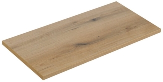 Waschtischplatte 90 cm, Eiche, NEWPORT-56-OAK