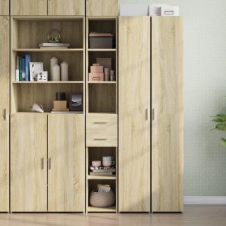 vidaXL Highboard Sonoma-Eiche 30x42,5x185 cm Holzwerkstoff 846238