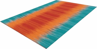 Sunset 8070 Orange / Blau 90cm x 160cm