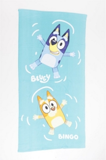 Bluey Kinder Strandtuch – Weiches & schnelltrocknendes Badehandtuch 70x140 cm