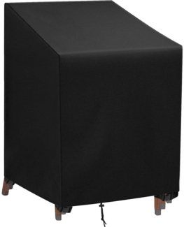 YoungBee Gartenstühle Abdeckung 420D Material Schwarz 120*65*65cm