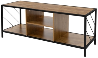 ML-DESIGN Lowboard Fernsehschrank TV-Kommode TV Board für Wohnzimmer Fernseher Möbel (1 St), TV-Schrank Industrial bis 55 Zoll beschichtete Spannplatte Eiche
