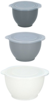 Neuetischkultur Rührschüssel Dosen-Set, 3 Stück mit Deckel, Kunststoff, (Set, 3-tlg), Rührschüssel Backschüssel