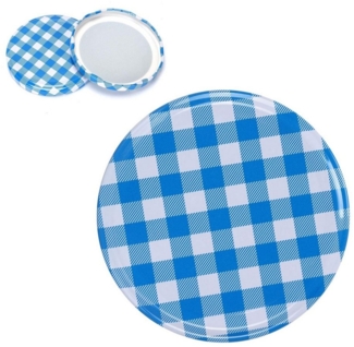 Youyijia Deckel 100 Stück Twist Off Deckel Ersatzdeckel Verschlüsse Schraubdeckel Blau