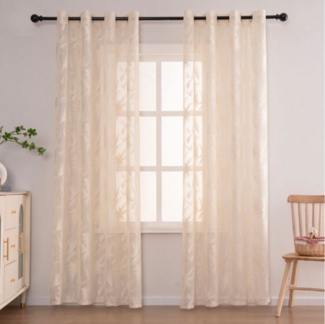 BYSURE Gardine, (2 St), Wohnzimmer, Schlafzimmer Spitzenvorhänge