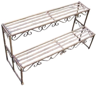 Deko-Impression Blumenbank Dekorative Blumentreppe Pflanzentreppe Blumenbank Pflanzenregal (1 St)