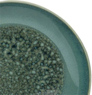 CreaTable 25863 Kombiservice Caldera für 2 Personen, Steinzeug, grün (1 Set, 8-teilig)