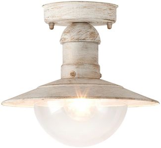 Rabalux Oslo Außen Deckenleuchte 1x E27 antik weiß