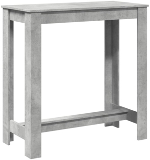 vidaXL Bartisch Betongrau 102x50x103,5 cm Holzwerkstoff 854412