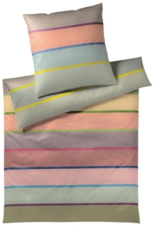 Remember Bettwäsche Cambridge, Mako Satin Baumwolle, 2 teilig, mit Reißverschluss