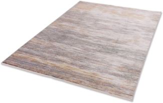 SCHÖNER WOHNEN-Kollektion Teppich Charme 241, rechteckig, Höhe: 6 mm, leichter Kurzflor, Fransen, Wohnzimmer, Schöner Wohnen Kollektion