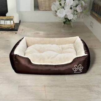 vidaXL Hundebett Braun und Beige XXL 131366