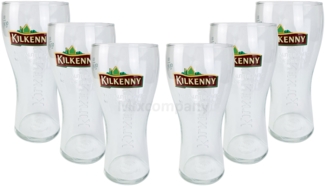 Kilkenny Bier Bierglas Glas GläserSet - 6x Biergläser 0,5l geeicht