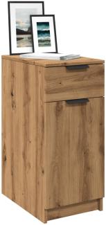 vidaXL Büroschrank Artisan-Eiche 33x50x75 cm Holzwerkstoff 856998