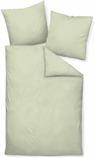 Hochwertige Janine Soft-Seersucker Bettwäsche PIANO | Verschiedene Grössen und Farben 200x220 / 2x 80x80 cm lind (16)