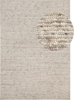 Handweb Teppich Landshut exklusiv, Farbe: Natur, Größe: 60x110 cm