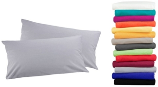 MOON Heimtextilien Kissenbezug / Seitenschläferkissenbezug 2er Pack MOON-Luxury Linon 100% Baumwolle, Linon