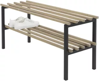 Spinder Design RIZZO BENCH Schuhregal - Schwarz / Eiche