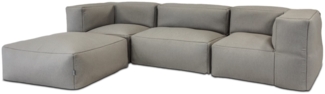 osoltus Linnea Premium Modular Lounge 4tlg Axroma Olefin charcoal grau