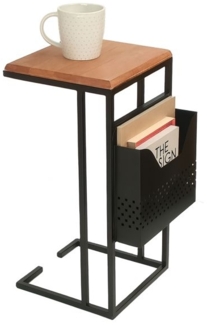 Beistelltisch mit Zeitungsablage C-Form 10052101