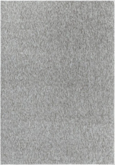 Kurzflor Teppich Neva rechteckig - 120x170 cm - Hellgrau