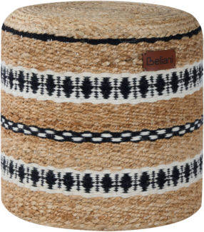 Pouf Jute beige ⌀ 40 cm SADAYA