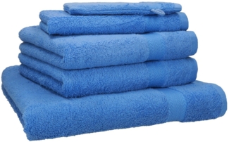 Betz Handtuch Set 5-TLG. Premium 1 Duschtuch 2 Handtücher 1 Gästetuch 1 Waschhandschuh, 100% Baumwolle