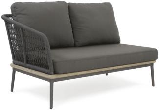 Niehoff Garden Loungegruppe FREEPORT Modul links mit Armlehne Gestell Aluminium pulverbeschichtet