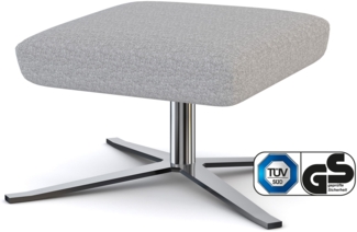 ASSMANN Fußhocker Consento Lamezia Grau 57 x 52 x 44 cm Textil
