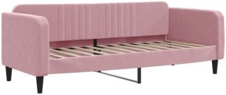 vidaXL Tagesbett Rosa 80x200 cm Samt 354082
