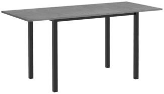 HOMCOM Klapptisch erweiterbarer Esszimmertisch für 6 Personen