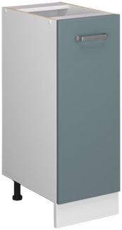 Unterschrank R-Line Blau-Grau 30 cm mit Tür, ohne Arbeitsplatte Vicco
