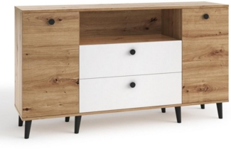 Beautysofa Kommode C3 (160 cm zweitürig Sideboard)