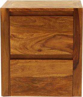 Nachttisch Gani 45x50x40 aus indischem Sheesham-Massivholz