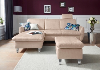 sit&more Ecksofa Daytona L-Form, mit Federkern, einer Kopfstütze und wahlweise mit Bettfunktion