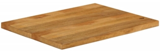 vidaXL Tischplatte mit Baumkante 70x60x2,5 cm Massivholz Mango 370547