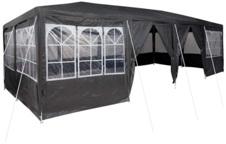 vidaXL Party-Zelt Anthrazit, Weiß 800 x 400 x 266 cm Polyester, Stahl 42003443
