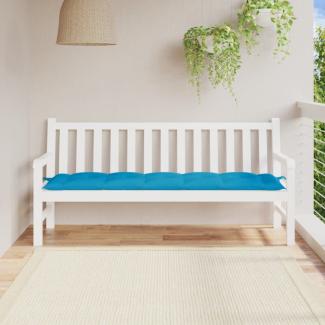 vidaXL Gartenbank-Auflage Hellblau 180x50x7 cm Oxford-Gewebe 314972