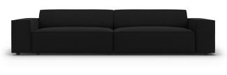 Micadoni 4-Sitzer Sofa Jodie Black