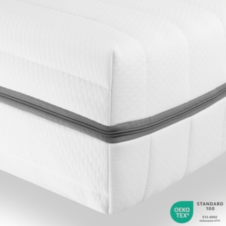 Orthopädische Kaltschaummatratze - Matratze 70x200 7 Zonen, Höhe 18cm, Matratze H3&H4, Kaltschaummatratze 70x200