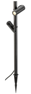 SLV 1007869 HELIA SLIM Pole double LED Outdoor Stehleuchte schwarz IP65 3000K