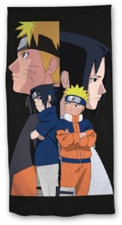 Naruto Strandtuch Badehandtuch – 70x140 cm aus weichem Polyester, (1-St)