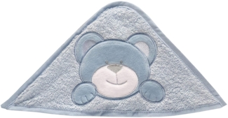 Duffi Baby 1159-12 Badetuch, bestickt, 75x75 cm