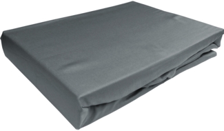 TENCEL™ Lyocell Spannbettlaken stahlgrau 160x200cm Höhe 21-30cm
